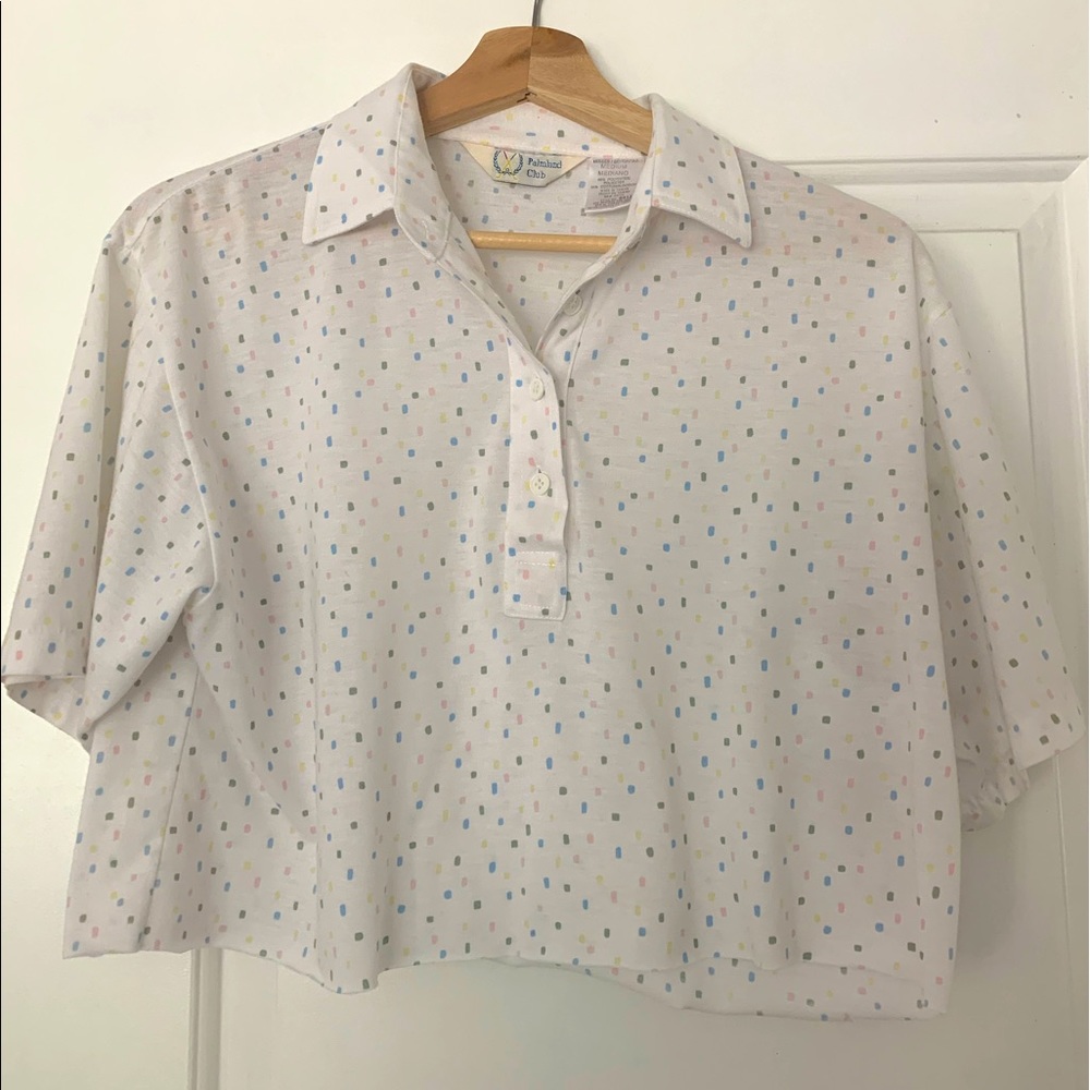 Poke-a-dot, collared, cropped, buttons do work